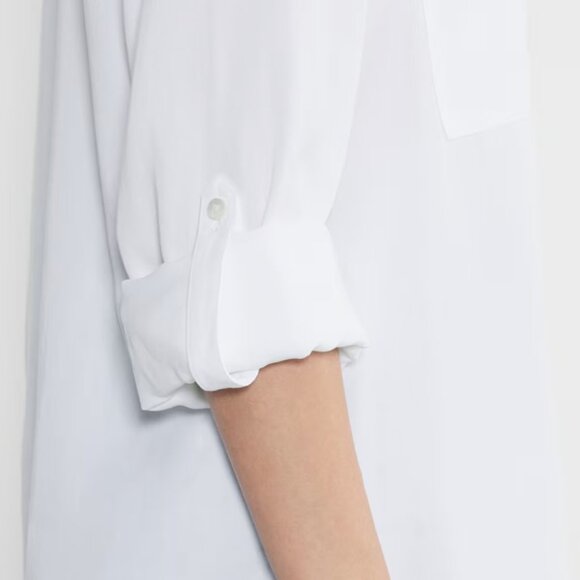 Aritzia Babaton Whilte Utility Shirt size xxs - Picture 5 of 7